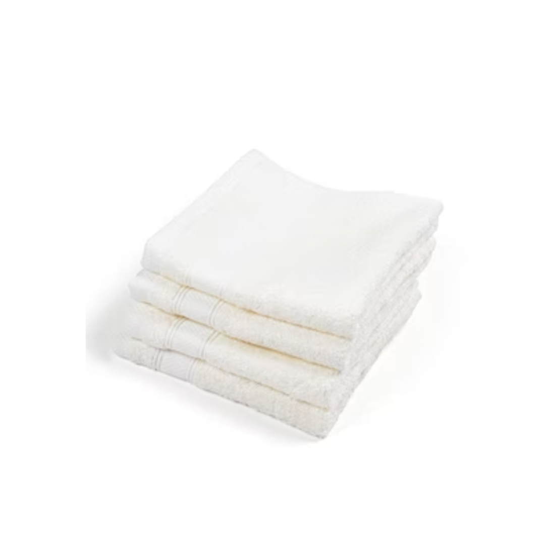 Simi Washcloth in Optic White - 12"x12"