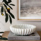 Scalloped Marble Bowl 12"