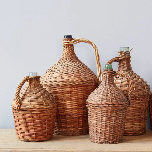 Wicker Demijohn, Large