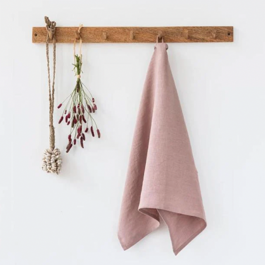 Linen Tea Towel - Woodrose