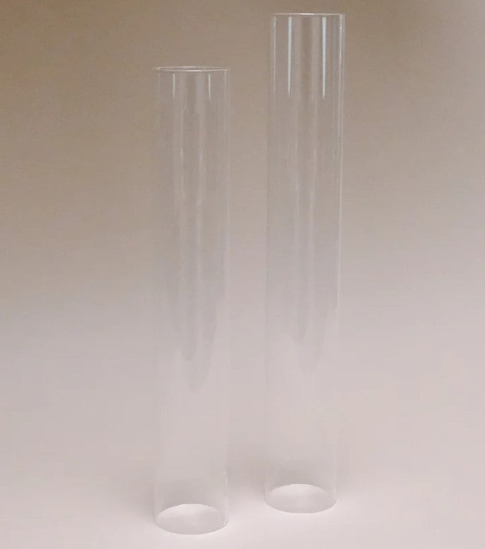 Glass Hurricane Shades for Candlesticks - 45cm