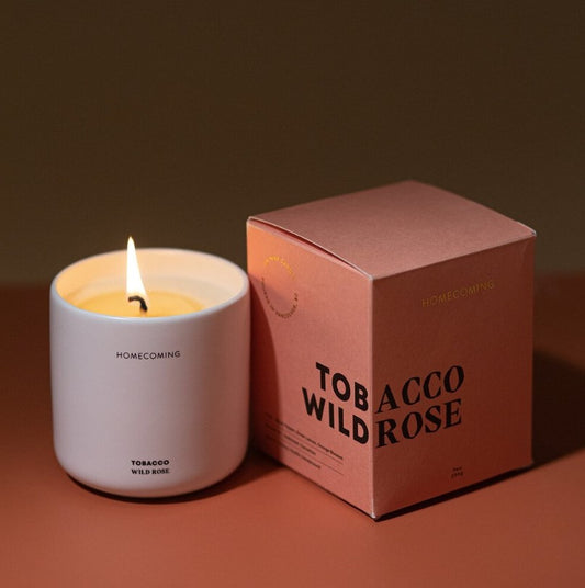 Coming Home: Tobacco & Wild Rose Candle *Last One*