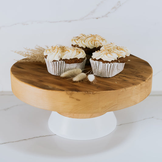 Wooden Block Cake Stand *As Is*