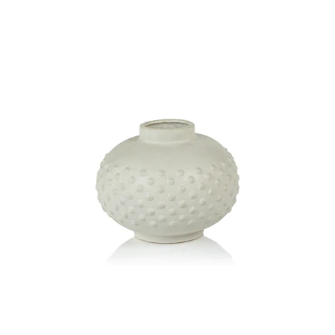 Dot Earthenware Vase - Short *Last One*
